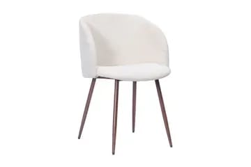 Noira spisegruppe rektangulær 220 cm eik med 6 Greya spisestoler - Eik - Møbler - Bord - Spisegrupper