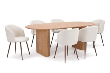 160-220 cm - Svartbeiset eik