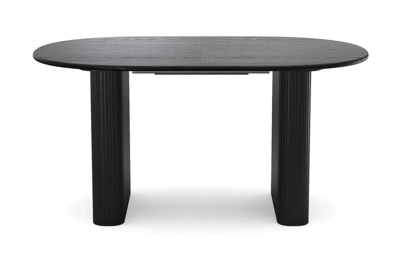 Noira spisegruppe uttrekkbar 160–220 cm svart med 6 Greya spisestoler - Svart - Møbler - Bord - Spisegrupper