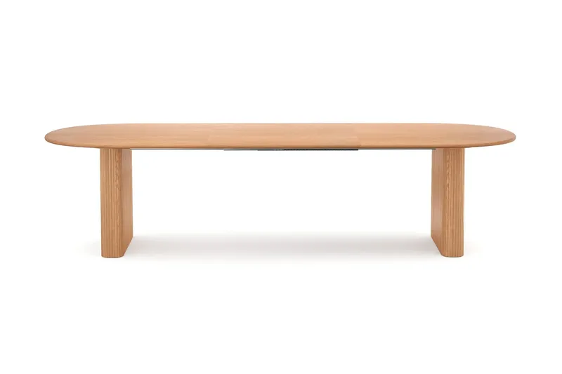 Noira spisegruppe uttrekkbar 220–320 cm eik med 6 Build spisestoler - Eik - Møbler - Bord - Spisegrupper