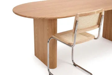 Noira spisegruppe uttrekkbar 220–320 cm eik med 6 Build spisestoler - Eik - Møbler - Bord - Spisegrupper