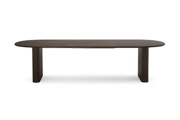 Noira spisegruppe uttrekkbar 220–320 cm røkt eik med 6 Filip spisestoler - Røkt eik - Møbler - Bord - Spisegrupper