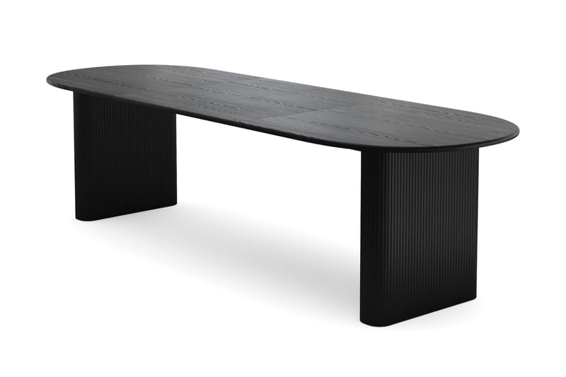 Noira Uttrekkbart Spisebord 220/320×100 cm, Svart