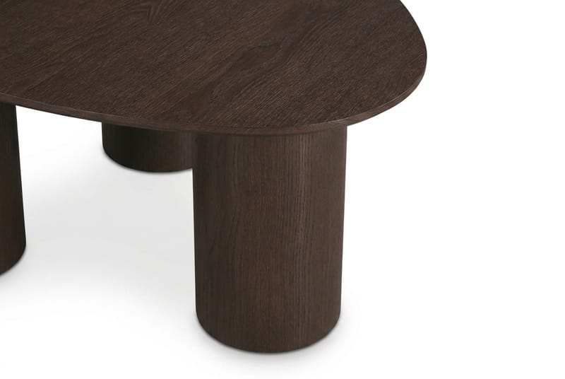 Nova sofabord trekantet 85 cm - Røkt eik - Møbler - Bord - Sofabord
