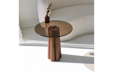 Novera Stuebord 50 cm - Bronse/Valnøtt - Møbler - Bord - Sofabord