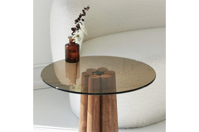 Novera Stuebord 50 cm - Bronse/Valnøtt - Møbler - Bord - Sofabord