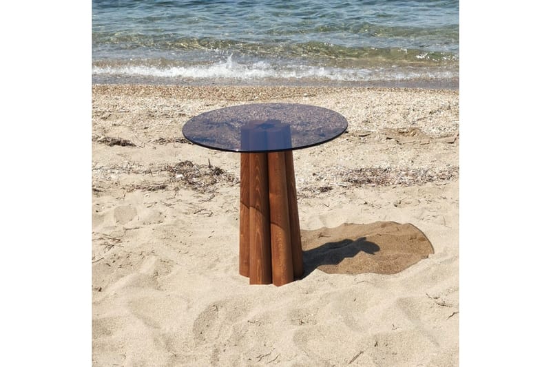 Novera Stuebord 50 cm - Bronse/Valnøtt - Møbler - Bord - Sofabord