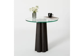 Novera Stuebord 50 cm - Gjennomsiktig/Sort - Møbler - Bord - Sofabord