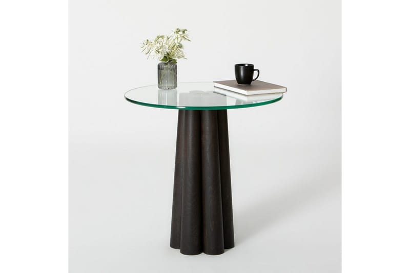 Novera Stuebord 50 cm - Gjennomsiktig/Sort - Møbler - Bord - Sofabord