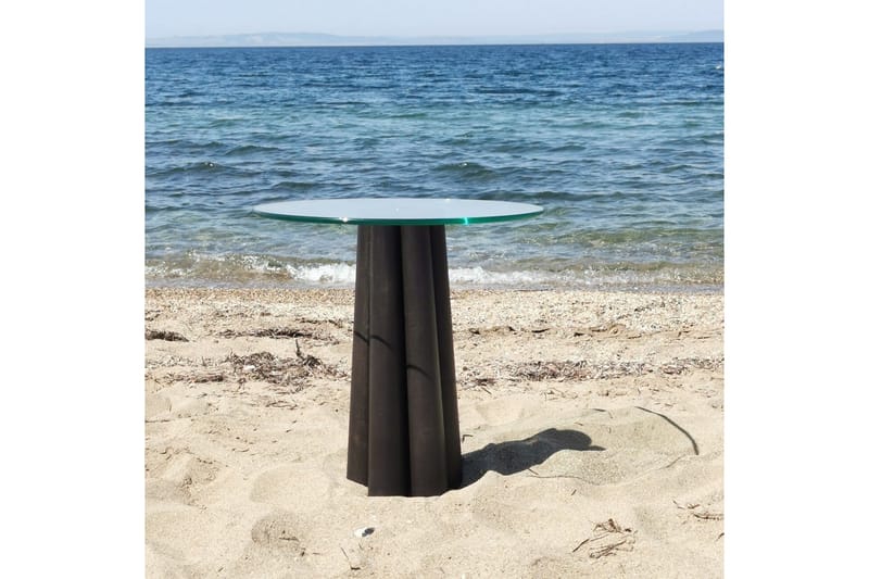 Novera Stuebord 50 cm - Gjennomsiktig/Sort - Møbler - Bord - Sofabord