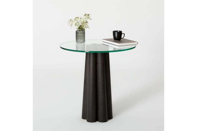 Novera Stuebord 50 cm - Gjennomsiktig/Sort - Møbler - Bord - Sofabord