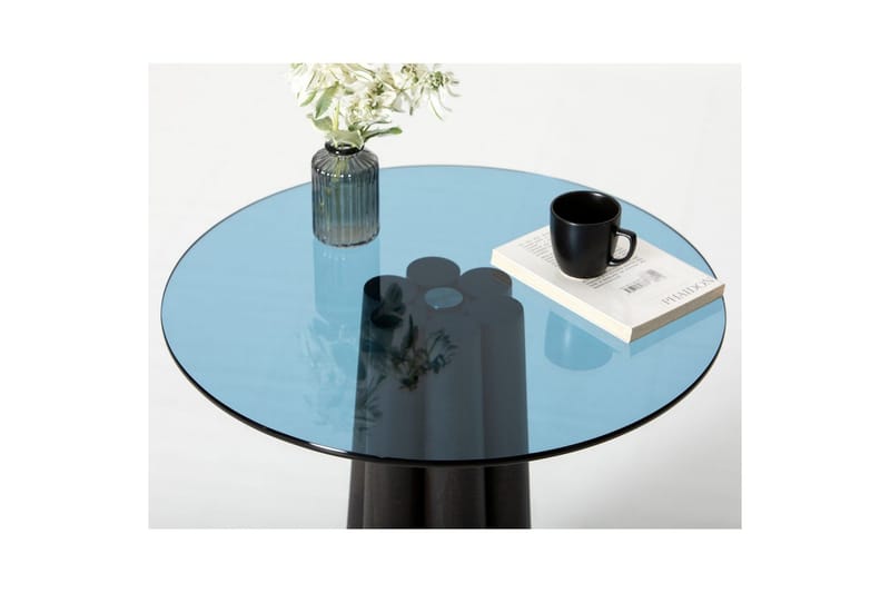Novera Stuebord 50 cm - Sort/Blå - Møbler - Bord - Sofabord