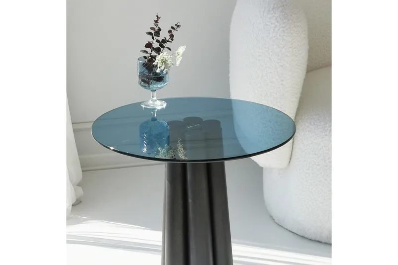 Novera Stuebord 50 cm - Sort/Blå - Møbler - Bord - Sofabord