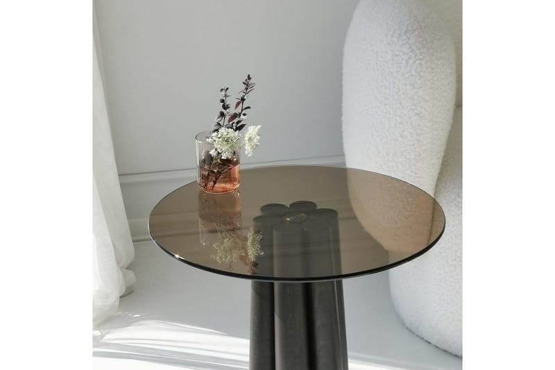 Novera Stuebord 50 cm - Sort/Bronse - Møbler - Bord - Sofabord