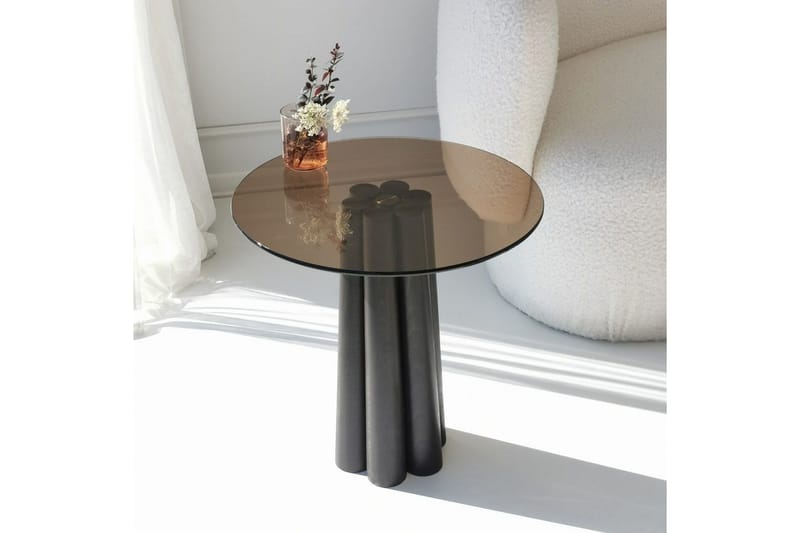 Novera Stuebord 50 cm - Sort/Bronse - Møbler - Bord - Sofabord