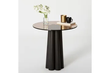 Novera Stuebord 50 cm - Sort/Bronse - Møbler - Bord - Sofabord