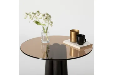 Novera Stuebord 50 cm - Sort/Bronse - Møbler - Bord - Sofabord