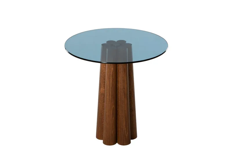 Novera Stuebord 50 cm - Valnøtt/Blå - Møbler - Bord - Sofabord