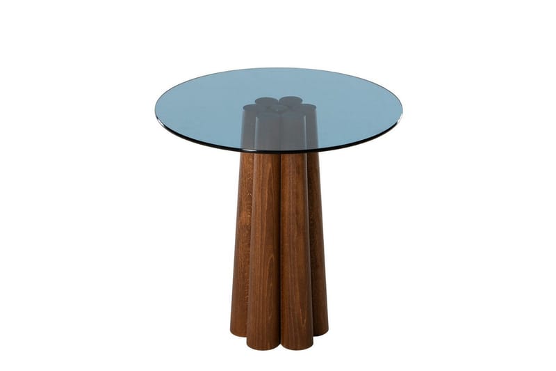 Novera Stuebord 50 cm - Valnøtt/Blå - Møbler - Bord - Sofabord