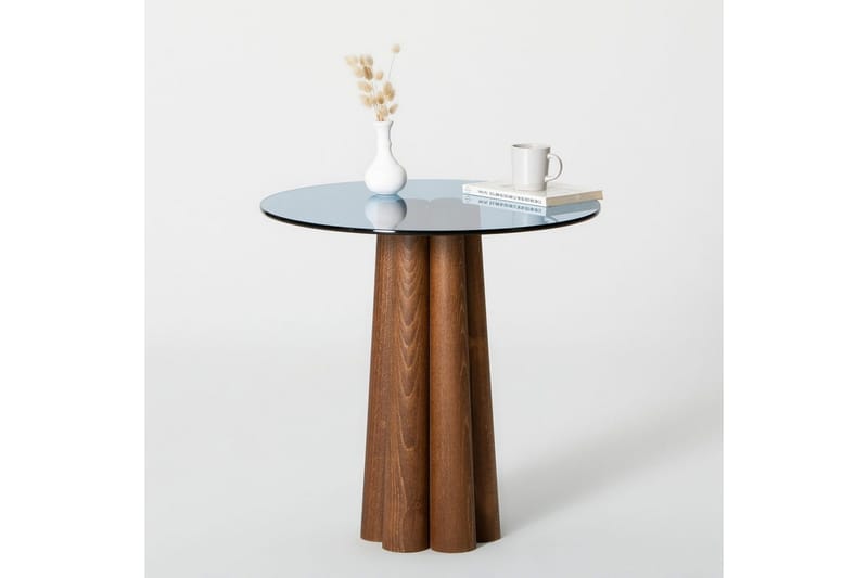 Novera Stuebord 50 cm - Valnøtt/Blå - Møbler - Bord - Sofabord