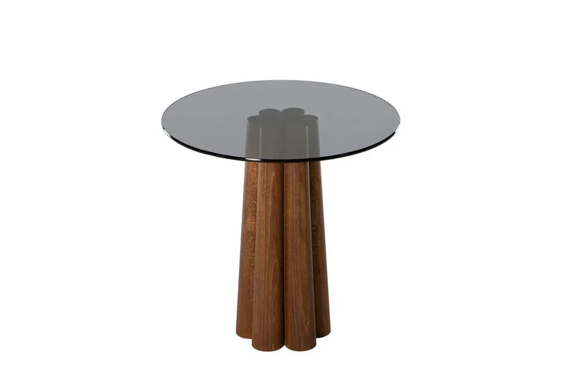 Novera Stuebord 50 cm - Valnøtt/Mørkegrå - Møbler - Bord - Sofabord