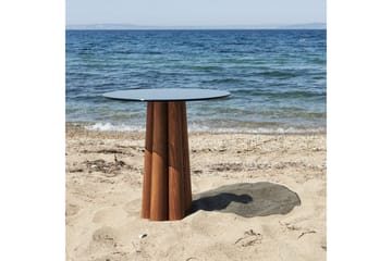 Novera Stuebord 50 cm - Valnøtt/Mørkegrå - Møbler - Bord - Sofabord
