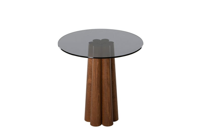 Novera Stuebord 50 cm, Valnøtt/Mørkegrå