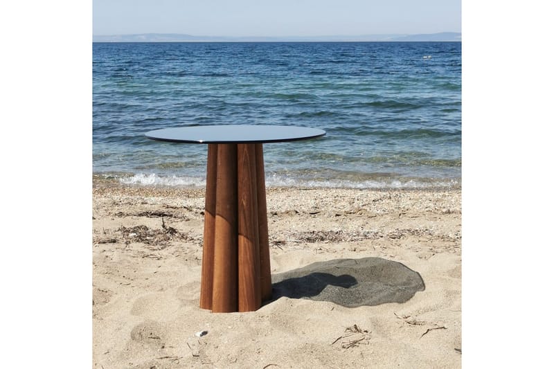 Novera Stuebord 50 cm - Valnøtt/Mørkegrå - Møbler - Bord - Sofabord