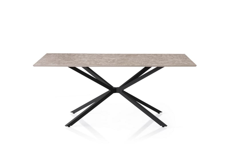 Nox Spisebord 180 cm Rektangulær - Grå - Møbler - Bord - Spisebord & kjøkkenbord