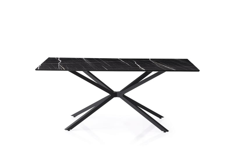 Nox Spisebord 180 cm Rektangulær - Svart - Møbler - Bord - Spisebord & kjøkkenbord