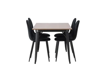 Ochovi spisebord 140 cm med 4 Polar kjøkkenstoler - Møbler - Bord - Spisegrupper