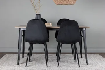 Ochovi spisebord 140 cm med 4 Polar kjøkkenstoler - Møbler - Bord - Spisegrupper