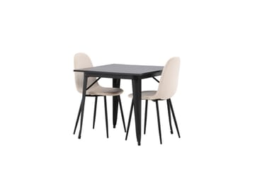 Ochovi Spisegruppe 80 cm Rektangulær med 2 Bennie Stoler