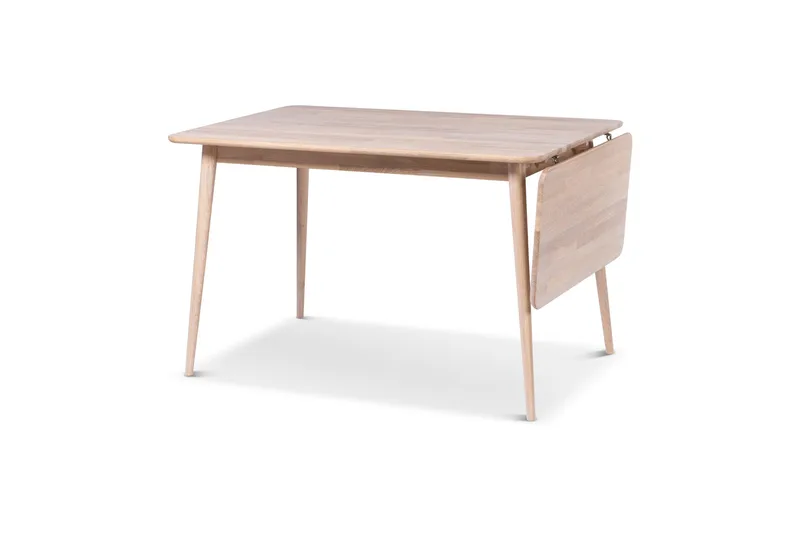 Odense Uttrekkbart Spisebord 120-160 cm for 4 personer i heltre, Natur