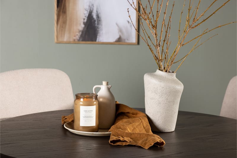 Olivia Spisegruppe 110 cm Rund med 4 Seda Stoler - Beige - Møbler - Bord - Spisegrupper