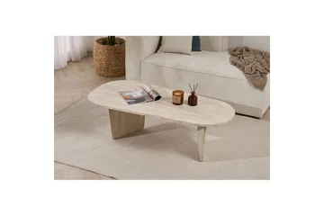 Omari Sofabord 130 cm - Beige - Møbler - Bord - Sofabord