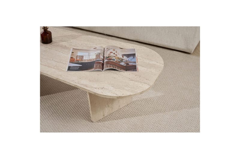 Omari Sofabord 130 cm - Beige - Møbler - Bord - Sofabord