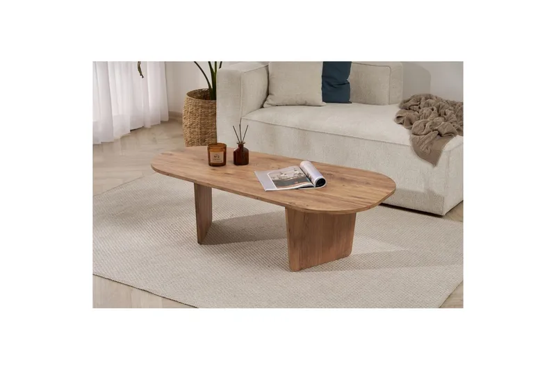 Omari Sofabord 130 cm - Brun - Møbler - Bord - Sofabord