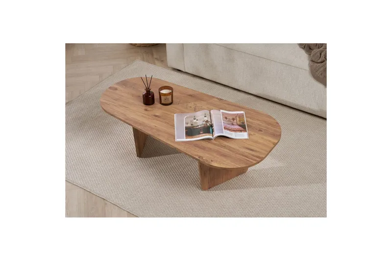 Omari Sofabord 130 cm - Brun - Møbler - Bord - Sofabord