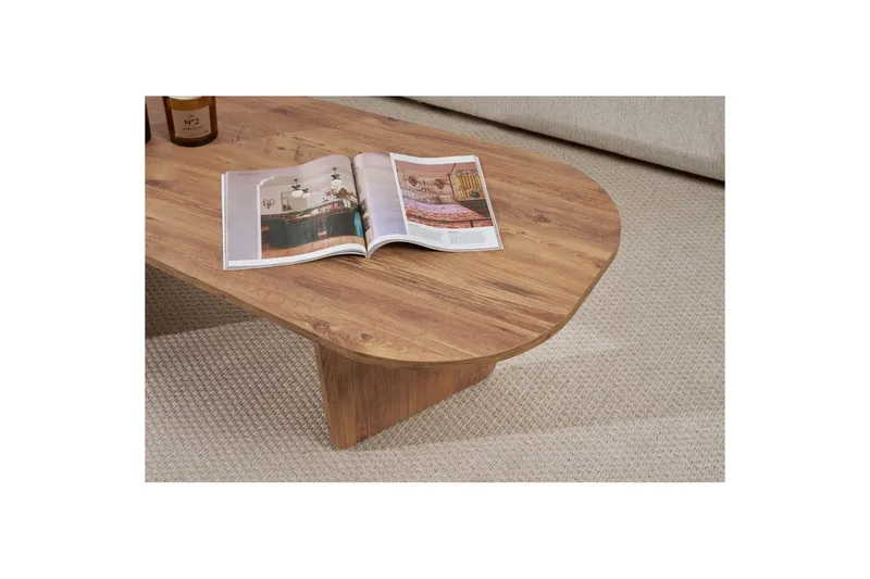 Omari Sofabord 130 cm - Brun - Møbler - Bord - Sofabord