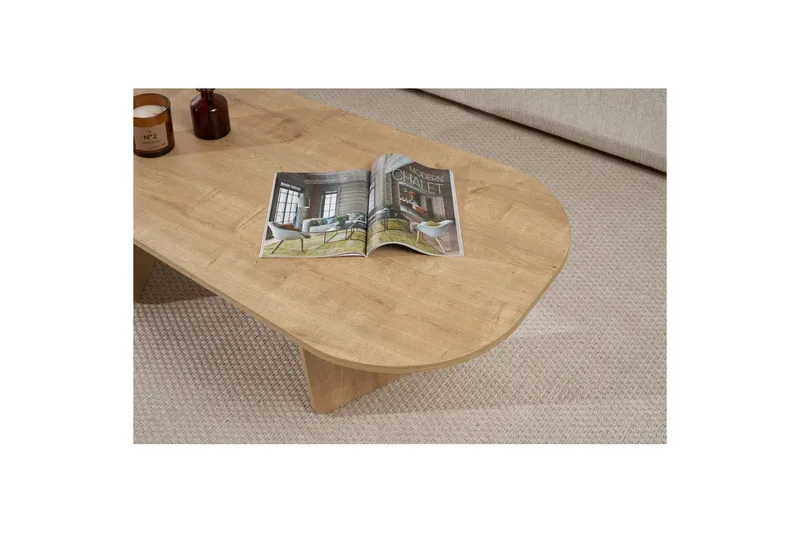 Omari Sofabord 130 cm - Eik - Møbler - Bord - Sofabord