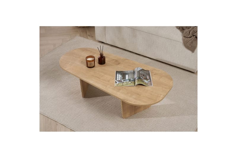 Omari Sofabord 130 cm - Eik - Møbler - Bord - Sofabord