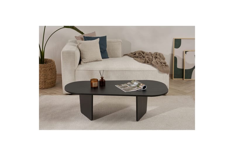 Omari Sofabord 130 cm - Svart - Møbler - Bord - Sofabord