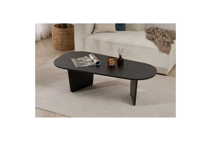 Omari Sofabord 130 cm - Svart - Møbler - Bord - Sofabord