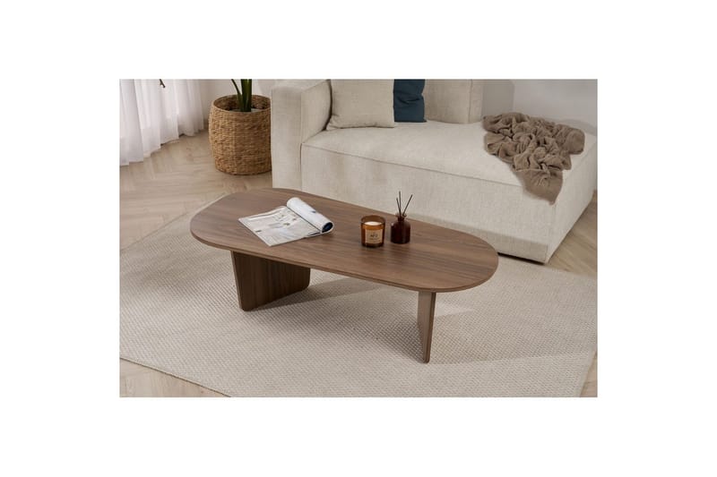 Omari Sofabord 130 cm - Valnøtt - Møbler - Bord - Sofabord