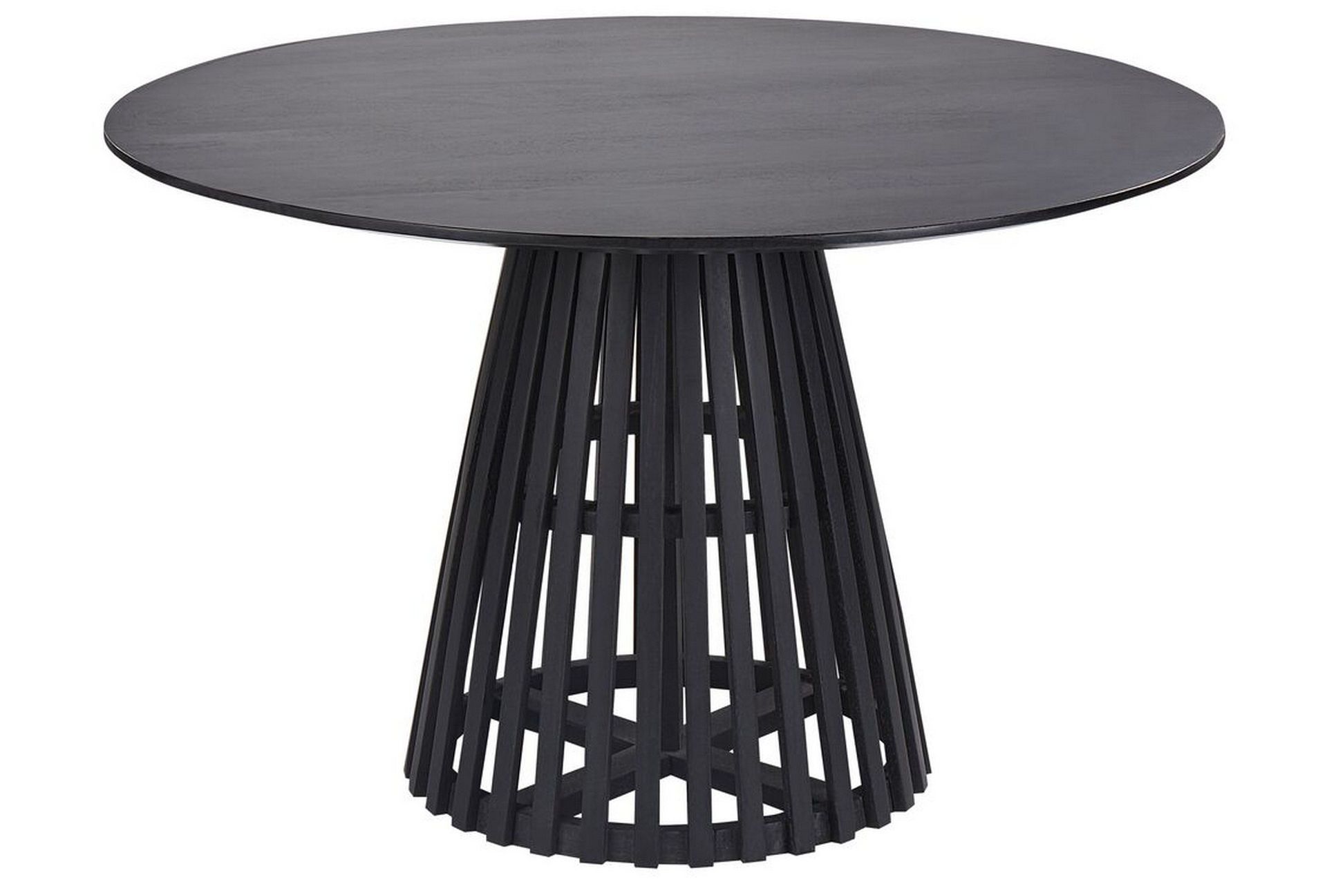 Ortelle Spisebord 120 cm Rund - Svart