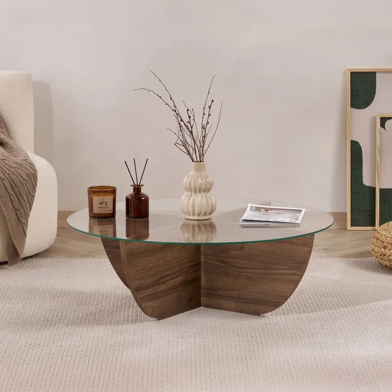 Orwin Sofabord 90 cm - Mørkebrun - Møbler - Bord - Sofabord