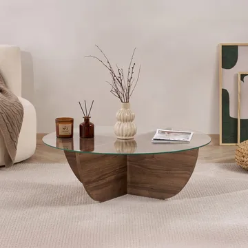 Orwin Sofabord 90 cm - Mørkebrun - Møbler - Bord - Sofabord