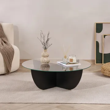 Orwin Sofabord 90 cm - Mørkebrun - Møbler - Bord - Sofabord