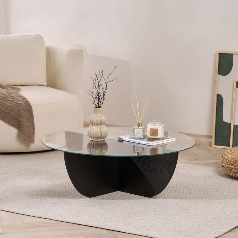 Orwin Sofabord 90 cm - Mørkebrun - Møbler - Bord - Sofabord